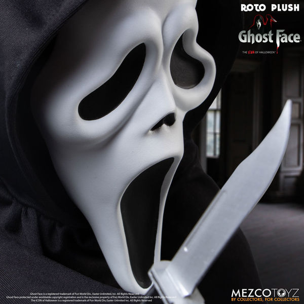 ghost face roto plush doll