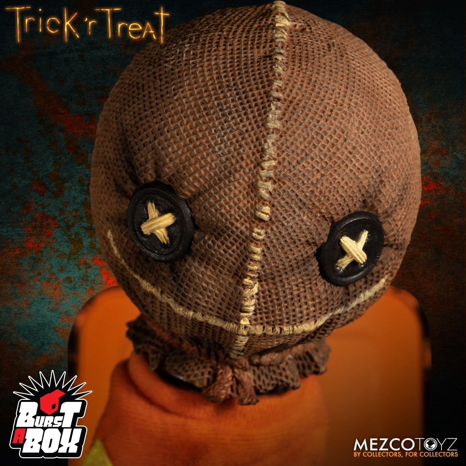 Mezco Toyz Sam Burst-a-Box Trick 'r Treat Standard 